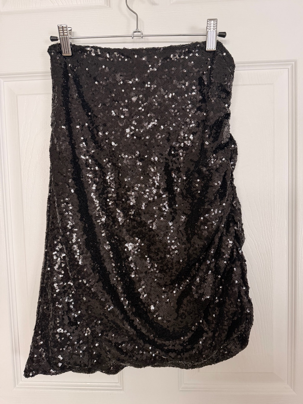 Lpa Black Sequin Pencil Skirt